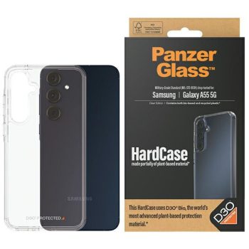   PanzerGlass hátlap, tok HardCase Samsung Galaxy A55 5G A556 D3O katonai minősítésű, átlátszó