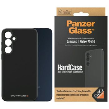  PanzerGlass hátlap, tok HardCase Samsung Galaxy A55 5G A556 D3O katonai minősítésű, fekete