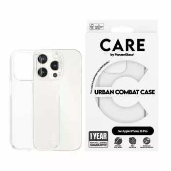   CARE by PanzerGlass Urban Combat tok iPhone 15 Pro 6.1", átlátszó 1422