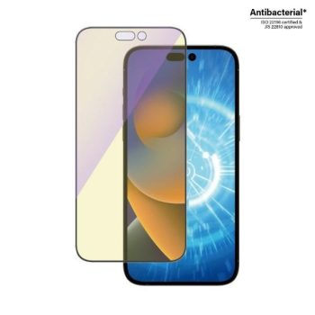   PanzerGlass kijelzővédő üvegfólia Ultra-Wide Fit iPhone 14 Pro Max 6,7" antibakteriális kékfény szűrő