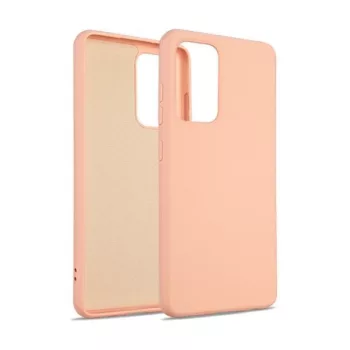   Beline Silicone Case hátlap, tok Samsung Galaxy S21+, rozéarany