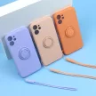 Beline Silicone Case, hátlap, tok gyűrűvel iPhone 12 Pro Max, zöld