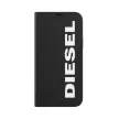 Diesel Booklet Case Core for iPhone 12/12 Pro hátlap, tok, fekete, fehér