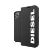 Diesel Booklet Case Core for iPhone 12/12 Pro hátlap, tok, fekete, fehér