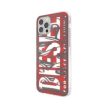 Diesel Snap Case Clear AOP iPhone 12 Pro Max hátlap, tok, piros-szürke