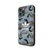 Adidas OR Snap Case tok Camo iPhone 12 Pro Max, kék, fekete