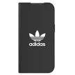Adidas OR Booklet tok BASIC iPhone 13 6,1", fekete, fehér