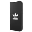 Adidas OR Booklet tok BASIC iPhone 13 6,1", fekete, fehér