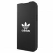Adidas OR Booklet tok BASIC iPhone 13 Pro Max 6,7", fekete, fehér