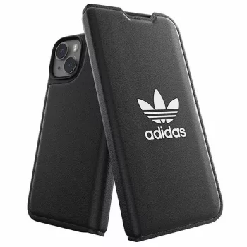  Adidas OR Booklet Case tok BASIC iPhone 14 6.1", fekete, fehér
