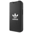 Adidas OR Booklet tok BASIC iPhone 14 Pro 6.1", fekete, fehér