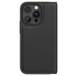 Adidas OR Booklet tok BASIC iPhone 14 Pro 6.1", fekete, fehér