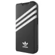 Adidas OR Booklet Case tok PU iPhone 14 Pro, fekete, fehér