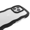 Adidas OR Wavy tok iPhone 13 Pro /13 6.1", tok, átlátszó, fekete