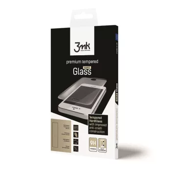   3MK HardGlass iPhone 11 Pro Max 6.5" iPhone 11 Pro Max 6.5" teljes képernyős ujjlenyomamentes edzett üvegfólia, fekete