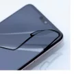 3MK FlexibleGlass Max iPhone 11 Pro Max 6.5", fekete, hibrid üvegfólia, átlátszó,