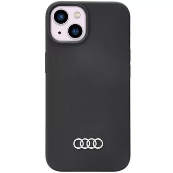   Audi Silicone Case AU-LSRIP14-Q3/D1-BK iPhone 14 6.1", hátlap, tok, fekete