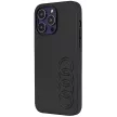 Audi Szintetikus bőr AU-TPUPPCIP14PM-TT/D1-BK iPhone 14 Pro Max 6.7", hátlap, tok, fekete