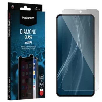   MyScreen AntiSPY Diamond Glass iPhone 15 Pro 6.1" edzett üvegfólia