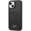 Audi Szintetikus bőr MagSafe iPhone 14 Plus/15 Plus 6.7", hátlap, tok, fekete