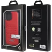 Audi Szintetikus bőr MagSafe iPhone 15 6.1" hátlap, tok, piros