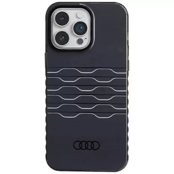   Audi IML MagSafe tok iPhone 14 Pro Max 6.7", hátlap, tok, fekete