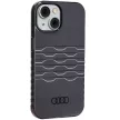 Audi IML MagSafe tok iPhone 15 6.1", hátlap, tok, fekete