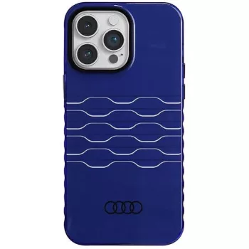   Audi IML MagSafe tok iPhone 14 Pro Max 6.7" hátlap, tok, sötétkék