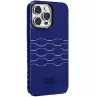 Audi IML MagSafe tok iPhone 14 Pro Max 6.7" hátlap, tok, sötétkék