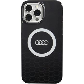   Audi IML Big Logo MagSafe tok iPhone 13/13 Pro 6.1", hátlap, tok, fekete