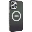 Audi IML Big Logo MagSafe tok iPhone 14 Pro Max 6.7", hátlap, tok, fekete