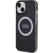Audi IML Big Logo MagSafe AU-IMLMIP15-Q5/D2-BK iPhone 15 6.1", hátlap, fekete