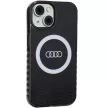 Audi IML Big Logo MagSafe AU-IMLMIP15-Q5/D2-BK iPhone 15 6.1", hátlap, fekete