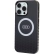 Audi IML Big Logo MagSafe AU-IMLMIP15PM-Q5/D2-BK iPhone 15 Pro Max 6.7", hátlap, fekete