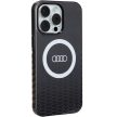 Audi IML Big Logo MagSafe AU-IMLMIP15PM-Q5/D2-BK iPhone 15 Pro Max 6.7", hátlap, fekete