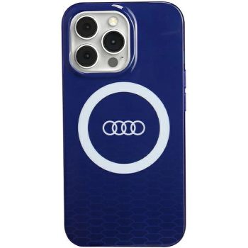   Audi IML Big Logo MagSafe tok iPhone 13/13 Pro 6.1" hátlap, tok, sötétkék