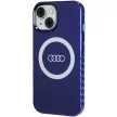 Audi IML Big Logo MagSafe AU-IMLMIP15-Q5/D2-BE iPhone 15 6.1" hátlap, sötétkék