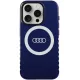Audi IML Big Logo MagSafe AU-IMLMIP15P-Q5/D2-BE iPhone 15 Pro 6.1" hátlap, sötétkék