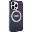 Audi IML Big Logo MagSafe AU-IMLMIP15P-Q5/D2-BE iPhone 15 Pro 6.1" hátlap, sötétkék