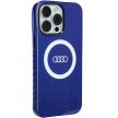 Audi IML Big Logo MagSafe AU-IMLMIP15PM-Q5/D2-BE iPhone 15 Pro Max 6.7" hátlap, sötétkék
