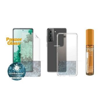   PanzerGlass Szett Samsung Galaxy S21 tok + kijelzővédő TPU fólia