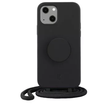  Just Elegance PopGrip iPhone 14 6.1", hátlap, tok, fekete