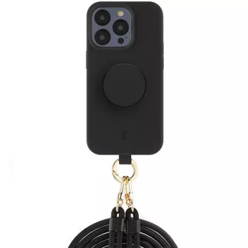   Just Elegance 3in1 PopGrip tok iPhone 15 Pro 6.1", fekete