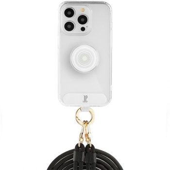   Just Elegance 3in1 PopGrip tok iPhone 15 Pro 6.1", átlátszó