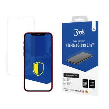   3MK FlexibleGlass Lite iPhone 12/12 Pro 6.1" hibrid üvegfólia, átlátszó