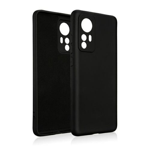 Beline Silicone Case, hátlap, tok Xiaomi 12, fekete