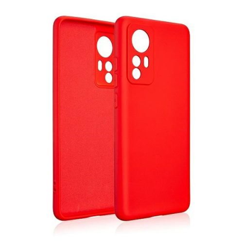 Beline Silicone Case hátlap, tok Xiaomi 12, piros
