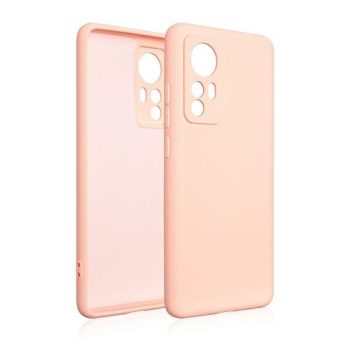 Beline Silicone Case hátlap, tok Xiaomi 12, rozéarany