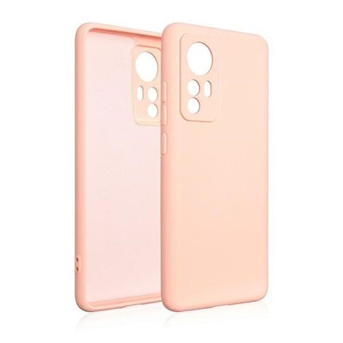 Beline Silicone Case hátlap, tok Xiaomi 12, rozéarany
