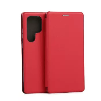   Beline Book Magnetic oldalra nyíló tok Samsung Galaxy S24 Ultra , piros